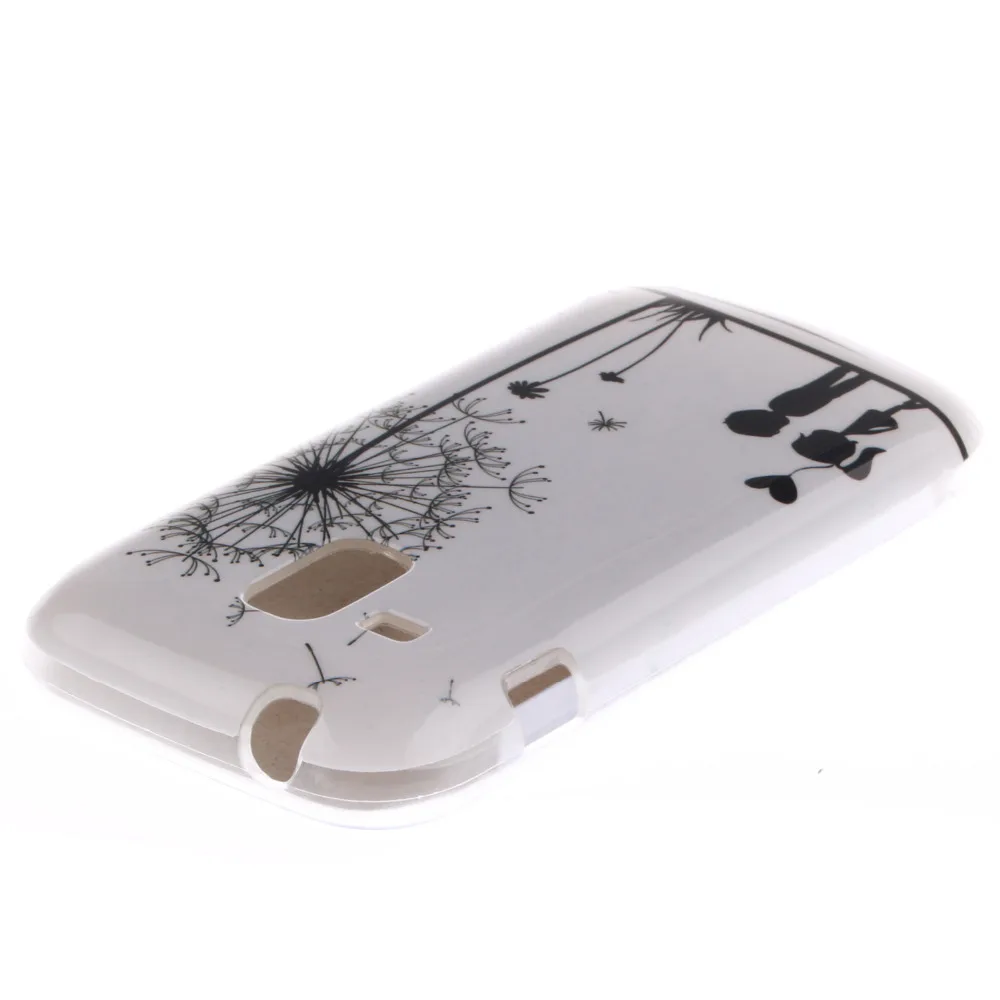 Мягкий ТПУ IMD для SAMSUNG Galaxy S Duos GT S7562 7562 Trend Plus S7580 S7582 задняя крышка TX|Бамперы| |