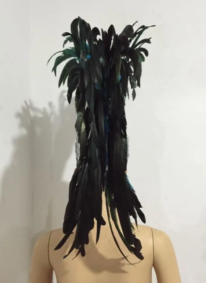 Головной убор цветок карнавал вечевечерние НКА перо головной для выступления на