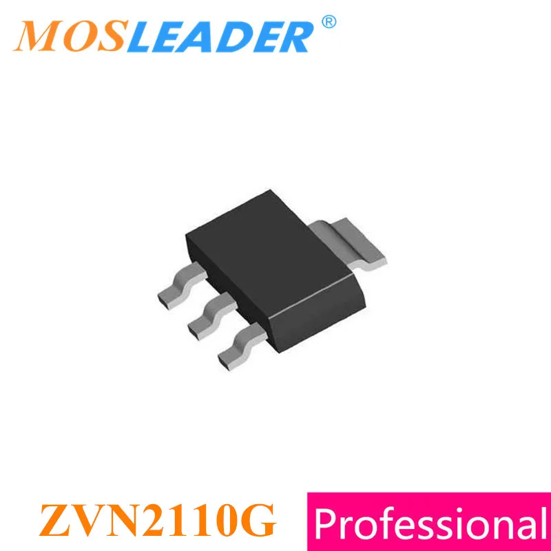 Mosleader ZVN2110G ZVN2110 100 шт. 1000 SOT223 ZVN2110GTA N channel 100V 0.5A Сделано в Китае высокое