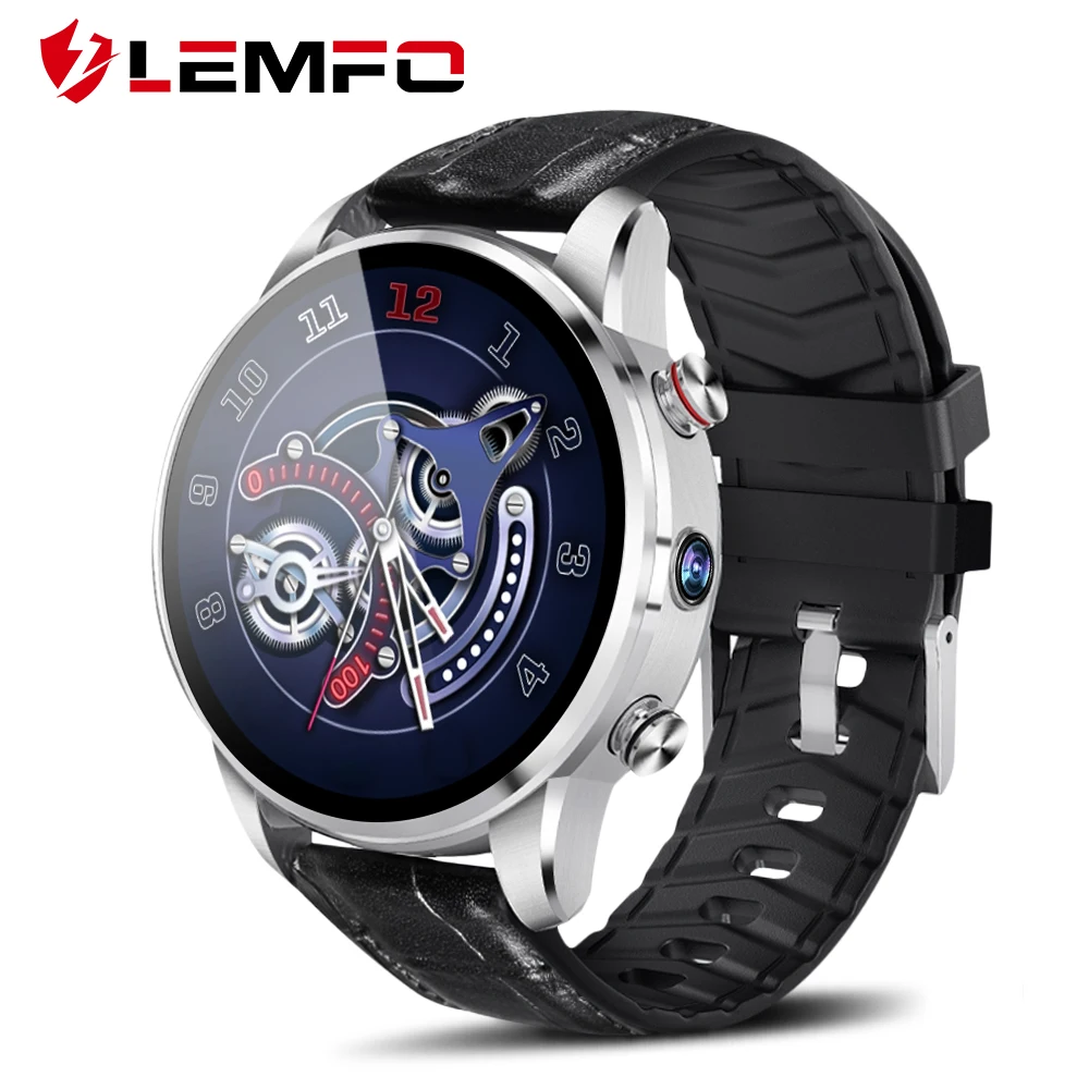 LEMFO LEF3 Смарт-часы Android 7,1 gps умные часы для мужчин LTE 4G Смарт-часы телефон монитор сердечного ритма 1 Гб 16 Гб памяти 2МП камера