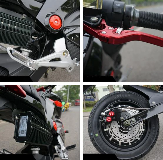 Motorcycle 72V 2000W 20A Electric Motorcycles Citycoco Scooter Adult Cool Bike Bicycle | Спорт и развлечения