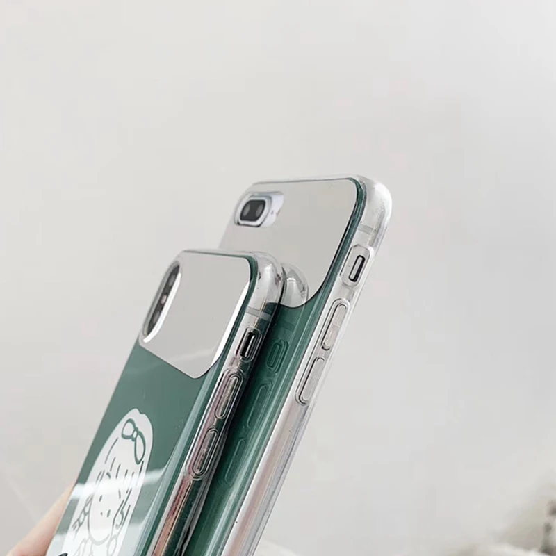 Glam чехол для телефона зеркальный чехол для телефона для iPhone XS Max XR XS X 8plus 8 7plus 7 6 S/6 Plus мягкая задняя крышка из ТПУ