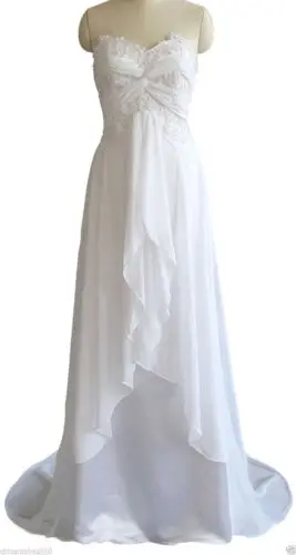 ANGELSBRIDEP летнее стильное пляжное свадебное платье с милой аппликацией Robe De Mariage