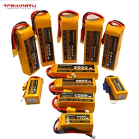 tcbworth rc lipo battery 2s 3s 4s 6s 11 1v 14 8v 22 2v 1300 1500 1800 2200 2600 3000 4200 5200 6000mah battery xt60 t deans plug