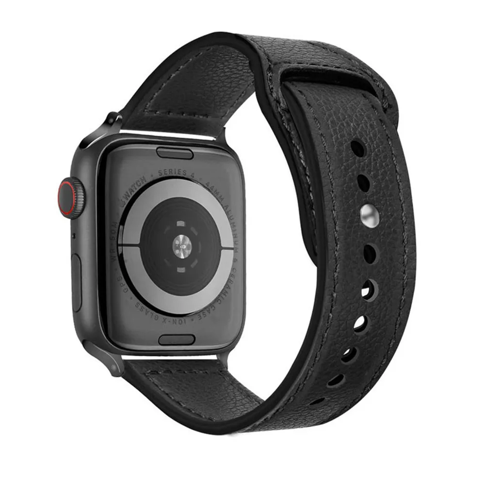 Кожаный ремешок для Apple watch band 4 44 мм/40 мм iwatch 38 мм/42 спортивный браслет часов 3 2 1 |