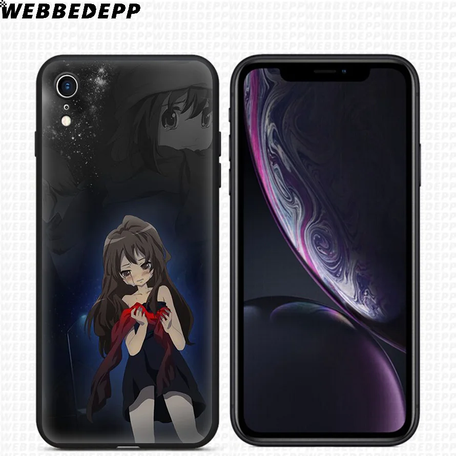 WEBBEDEPP Toradora Anime Soft Silicone Case for iPhone 11 Pro Xr Xs Max X or 10 8 7 6 6S Plus 5 5S SE |