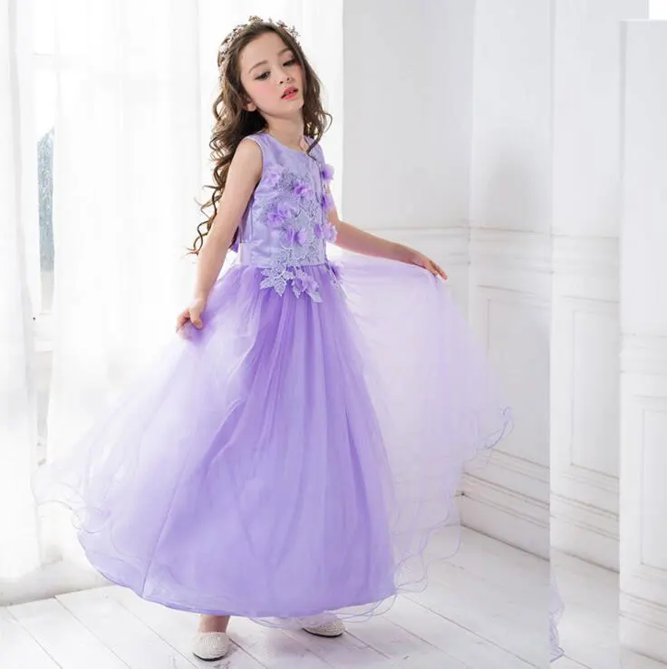 Длинные Стиль Лето 2017 г. юбка-пачка для малышей Платья женщин детская одежда