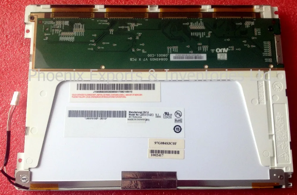 Оригинальная панель ЖК-экрана G084SN03 V.1 8 4 дюйма V1