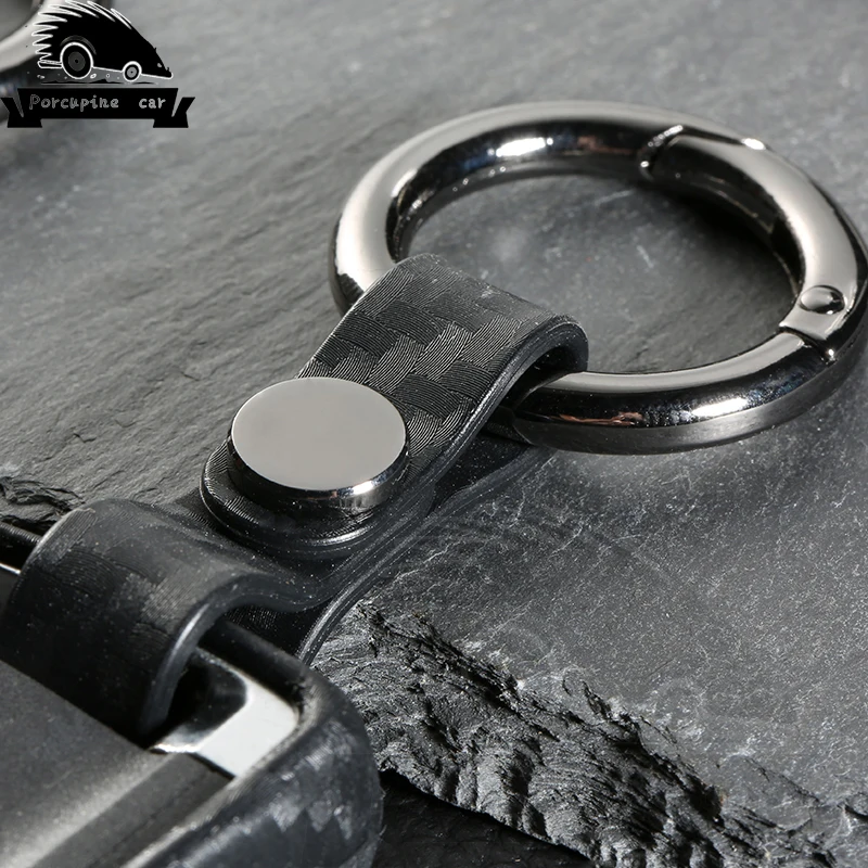 Чехол из углеродного волокна с силикагелевым покрытием чехол для ключа