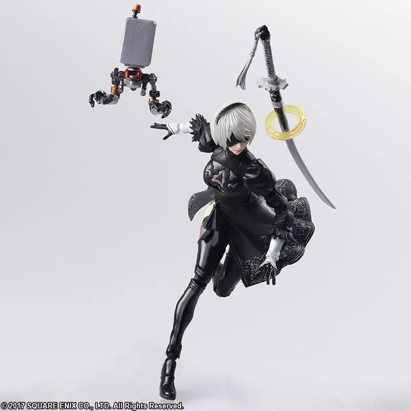 Игра NieR Automata YoRHa No. 2 Тип B 2B мультфильм BJD фигурка модель игрушки для детей