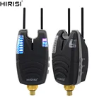 2 x водонепроницаемые сигнализаторы для ловли карпа с заушником и светодиодным индикатором укуса рыбы