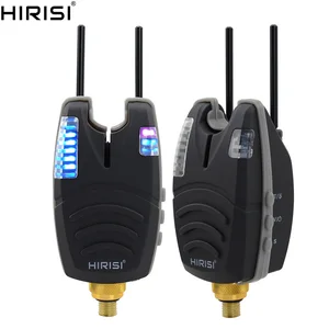 2 x водонепроницаемые сигнализаторы для ловли карпа с заушником и светодиодным индикатором укуса рыбы