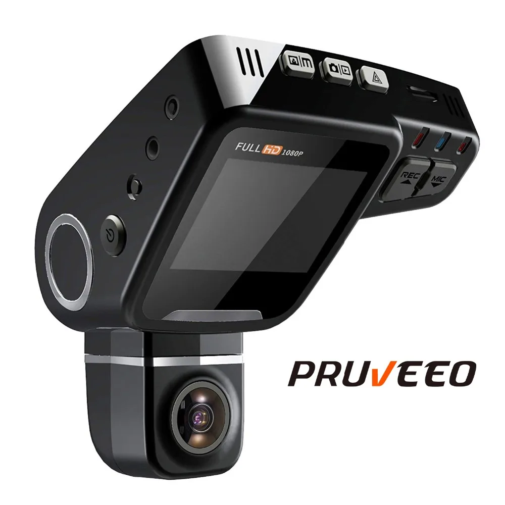Pruveeo H1-Plus видеорегистратор 1080P Full HD 170 градусов широкоугольная Автомобильная Dvr камера для автомобилей