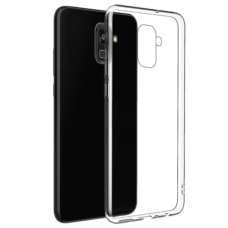 Прозрачный противоударный силиконовый прозрачный чехол для телефона Samsung Galaxy