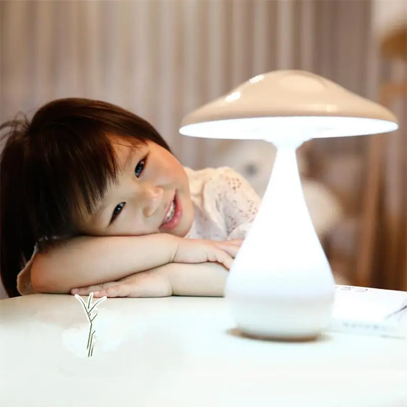 Mushroom Dimmer Table Lamp Lampara LED Escritorio Abajur Luminaria de Mesa USB Reading Night Lights Air Purification Desk | Освещение