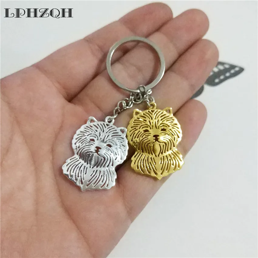 LPHZQH модные ювелирные изделия щенок кэрн терьер собака брелки женская сумка