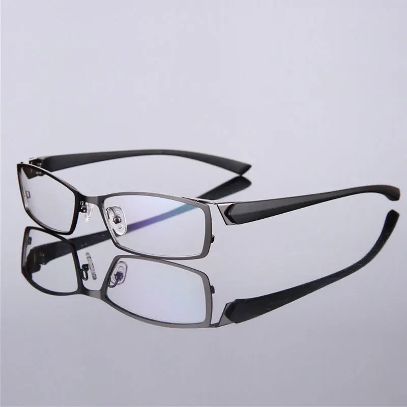 Оправа для очков из сплава с линзами по рецепту мужские очки в сборе