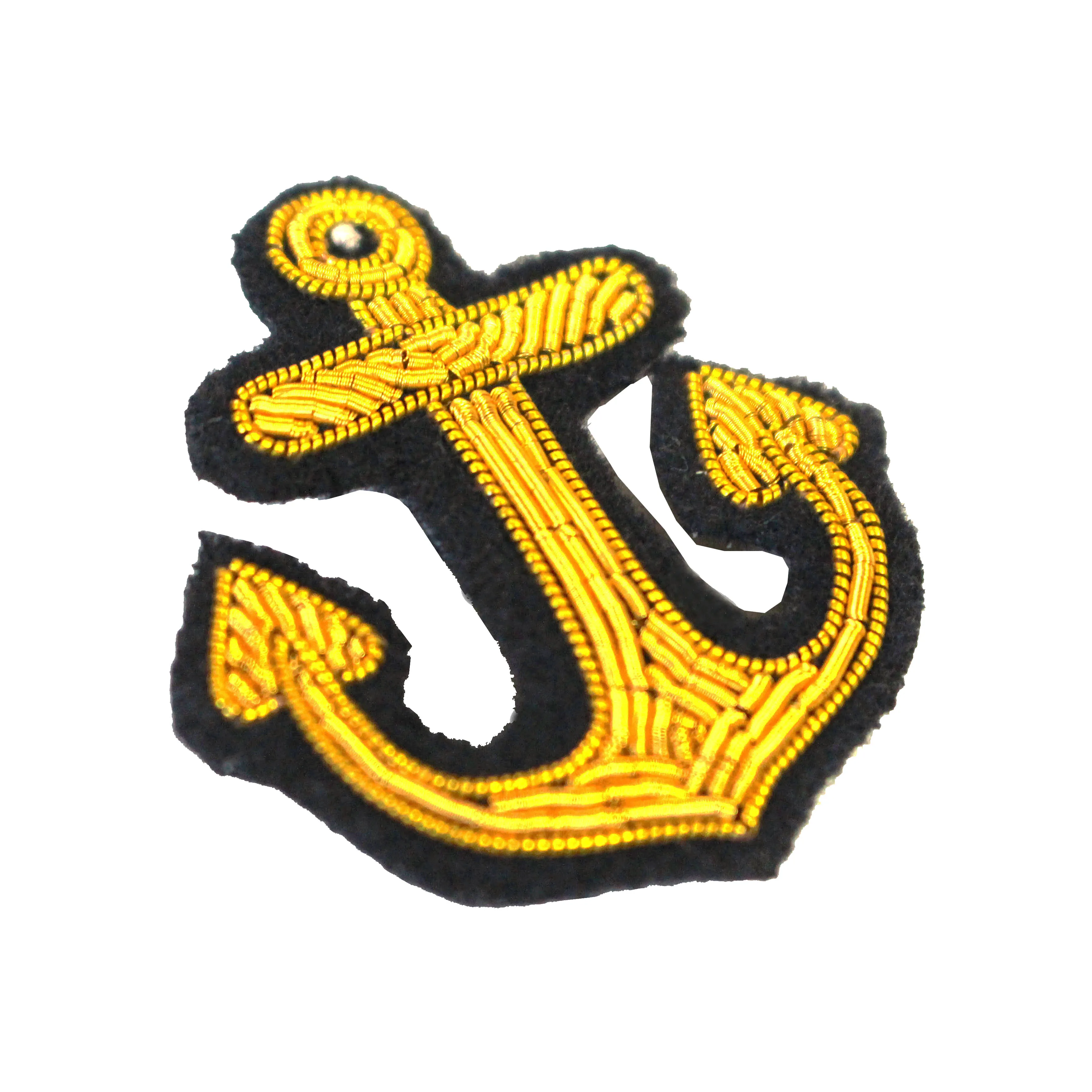 Вышивка из проволоки в форме слитка ручной работы/Золотая булавка значок