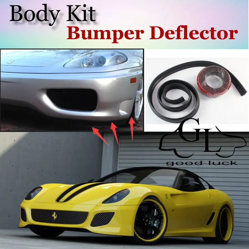 Дефлектор губ для бампера Ferrari 599 GTB Fiorano передняя юбка спойлера ДЛЯ TopGear Friends