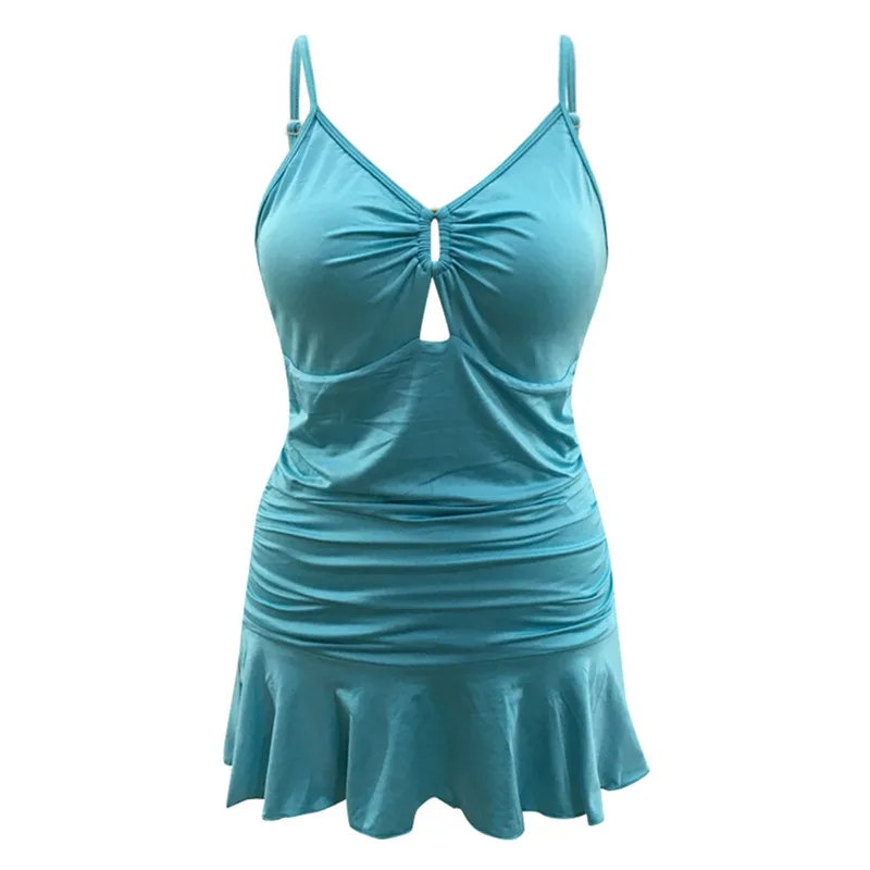 Женский сексуальный костюм размера плюс Мягкий купальник монокини пуш ап