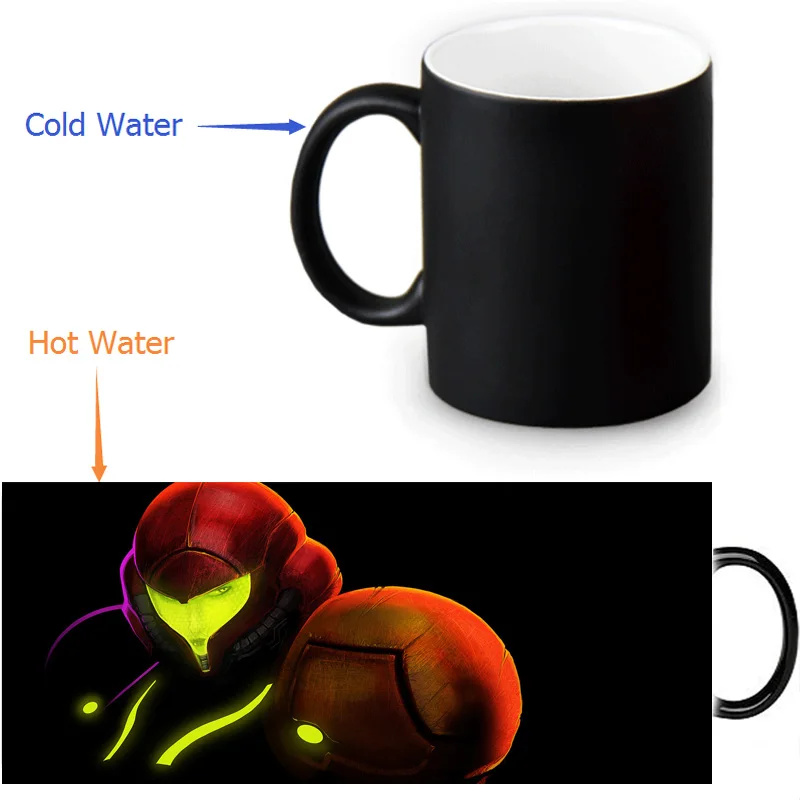 Metroid крутая фотография Морфинг кофейные кружки-трансформеры morph Кружка