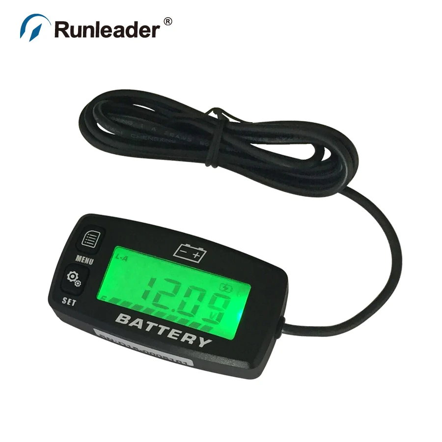 Цифровой Зеленый с подсветкой тестер для батарей аккумуляторной батареи гель AGM