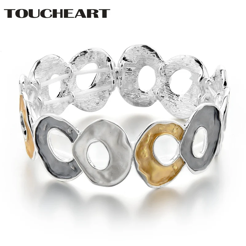 

TOUCHEART Handmade Zinc Alloy Bangle Spiral Shaped Crystal Bracelet for Woman Bracelets Bangles custom charm Bracelet SBR170140