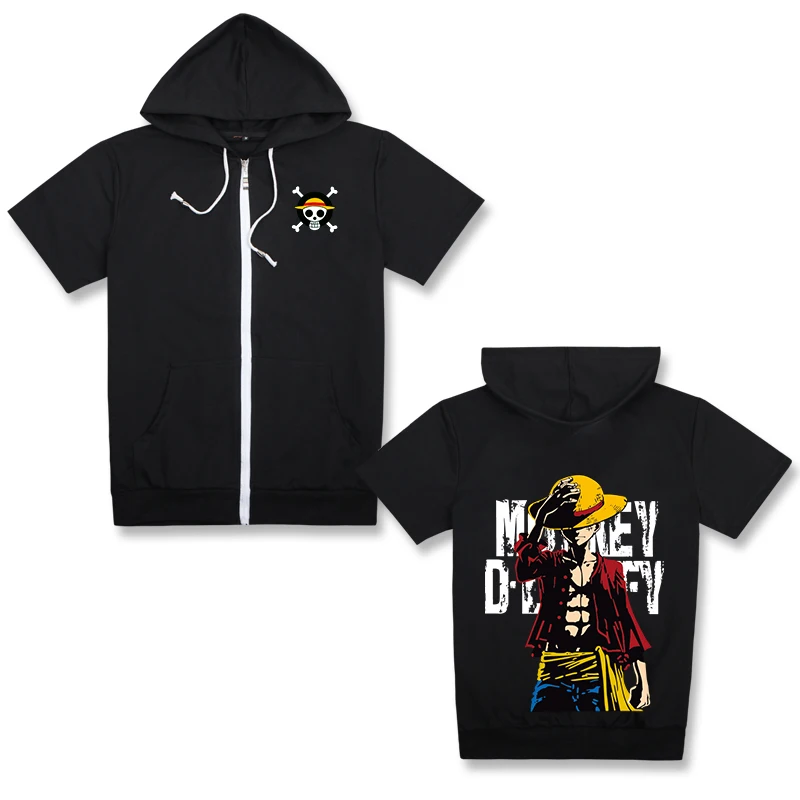 Аниме One Piece Trafalgar Law Luffy Женская куртка с коротким рукавом капюшоном пальто |