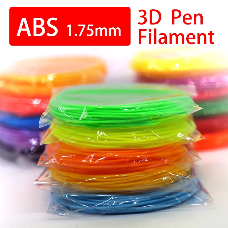 3d ручка пластиковая 1 75 мм ABS/PLA волокнонные нити 200 м идеально ручки экологическая