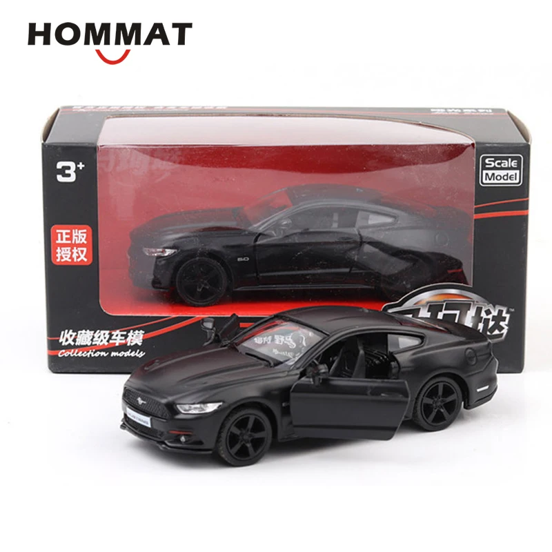HOMMAT моделирование 1:36 Ford Mustang 2015 5 0 спортивный автомобиль литой под давлением