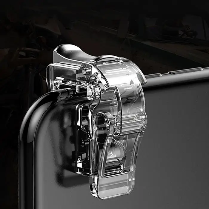 Прозрачный смартфон мобильный игровой триггер для PUBG геймпад Кнопка огня ключ