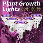 Светодиодный светильник лампа E27 E14 MR16 для выращивания растений, светильник комнатная фитолампа полного спектра, 3 Вт, B22