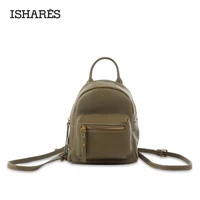 ishares genuine leather backpacks mini backpack dual function exquisite knapsack shoulder bags high quality rucksack is8090