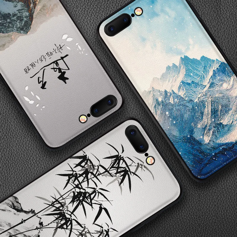 IIOZO природный пейзаж мягкий из искусственной кожи чехол для Iphone X XR XS MAX 6 7 8 plus снежные горы задняя крышка чехол для телефона s