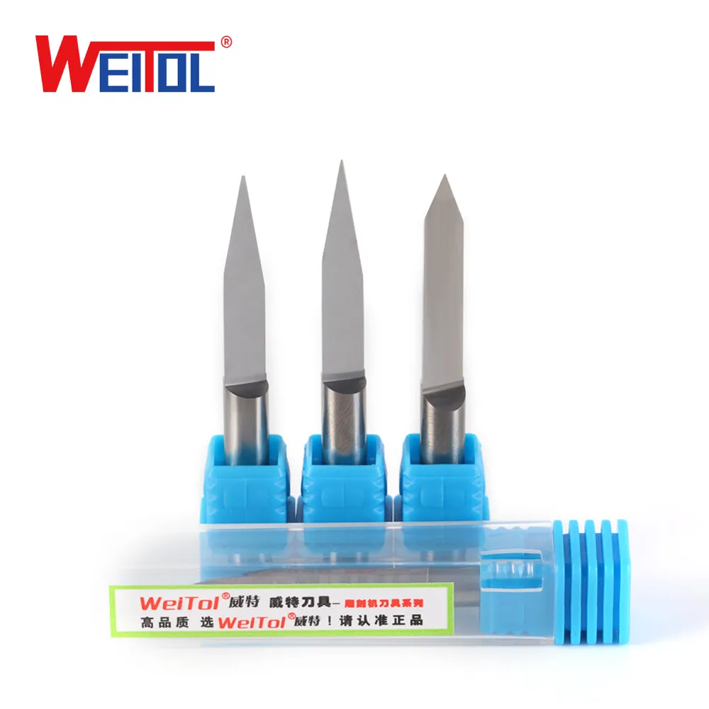 WeiTol 1 шт. 6 мм металлическая плоская Нижняя гравировка бит концевая фреза для