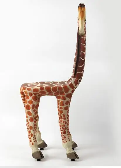 Стул с изображением жирафа для всей семьи уличного сада|garden outdoor|garden stoolgarden animals |