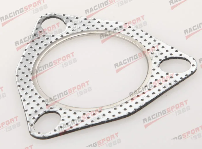 

3" 3-BOLT HighTemp Exhaust Gasket TURBO/MANIFOLD/HEADER DOWN/DUMP PIPE FLANGE