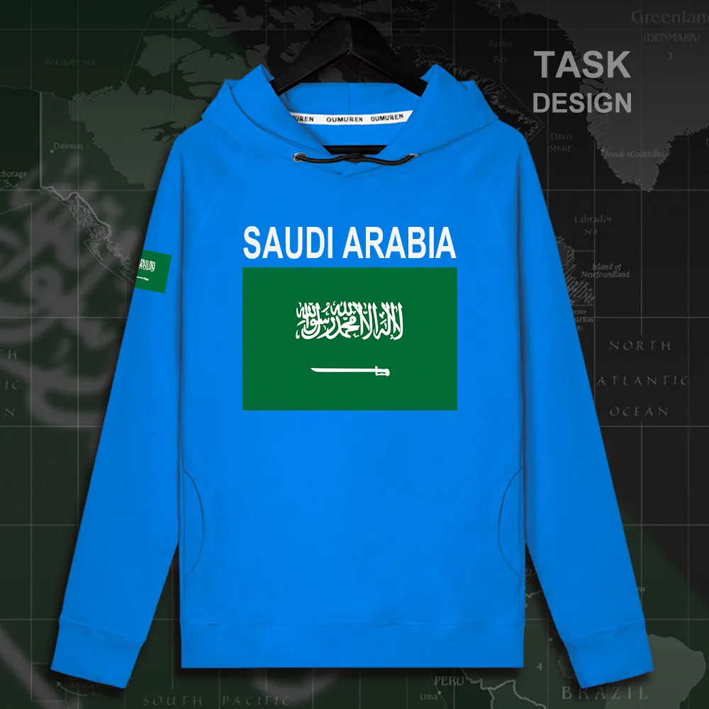 Saudi Arabia Arabian SA SAU мужская толстовка с капюшоном пуловеры Мужская тонкая новая
