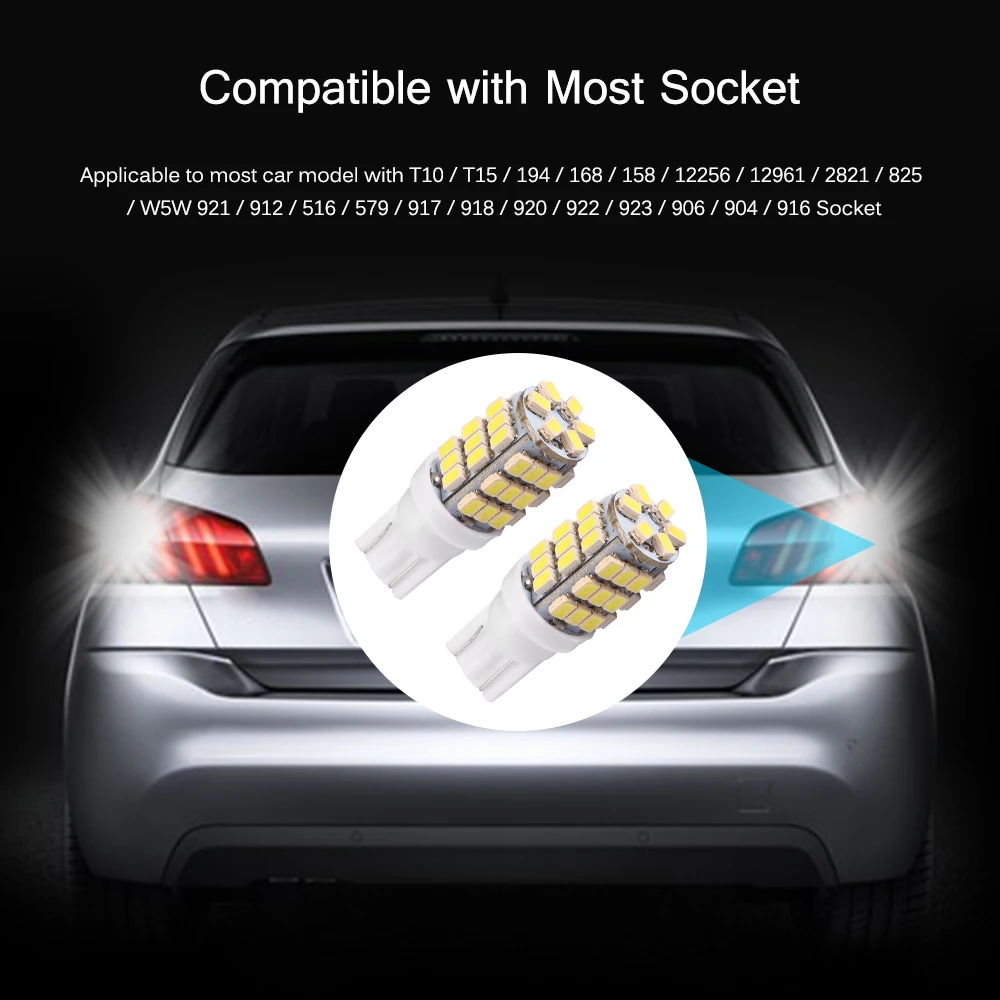 4 шт. T10 1206 42SMD кремнезем светодиодный автомобильный клиновидный боковой свет