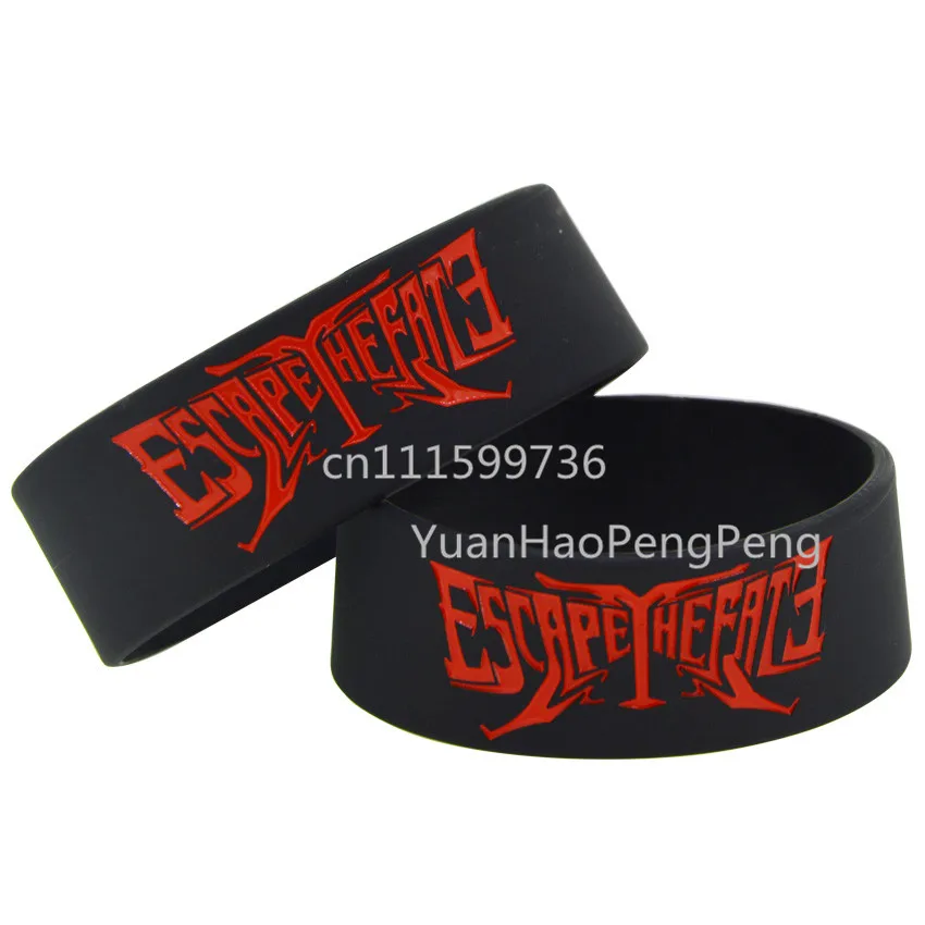 1piece Escape The Fate Post hard core Orchestra Silicone Black Colour Bracelet Wristband | Украшения и аксессуары