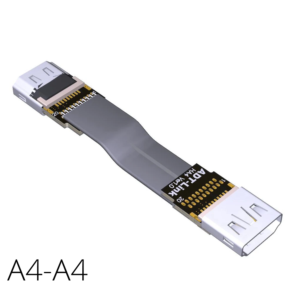 Удлинитель кабеля HDMI 2 0 Micro Mini штекер-гнездо 10 см/20 см/30 см/50 см/1 м удлинитель для