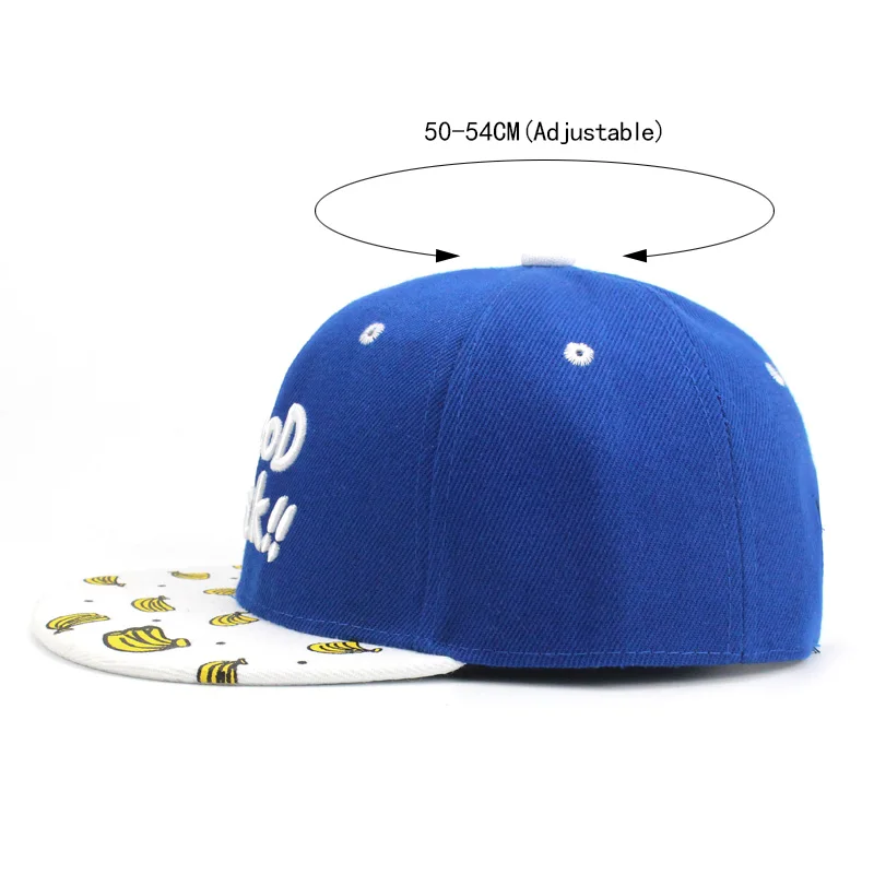 Детские брезентовые бейсболки унисекс с надписью удачи уличные защелкой на