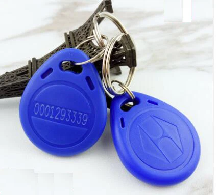 50pcs or 100pcs EM ID keyfobs RFID Tag key Ring card 125KHZ Proximity Token Access Control Attendance EM4100 TK4100 | Безопасность и