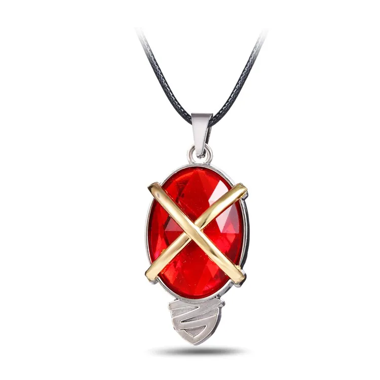 J Store аниме сувенир Shakugan no Shana кулон ожерелье s Красный Кристалл ожерелье модные аксессуары