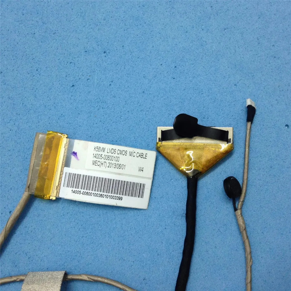 Новый ЖК дисплей кабель для Asus K56 K56C K56CM K56VM K56CA K56CB K56E S56C A56 A56C 14005 00600000 Экран LVDS FLEX