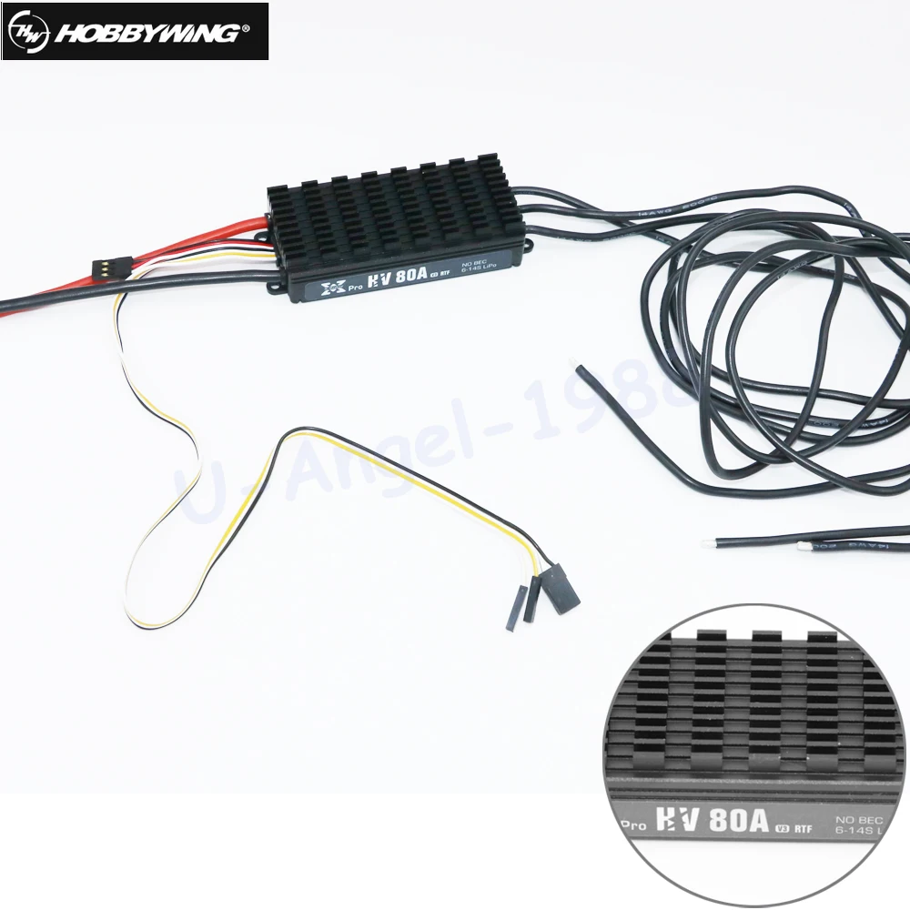 Электронный регулятор скорости Hobbywing XRotor Pro Series 80A HV V3 для мультикоптеров без