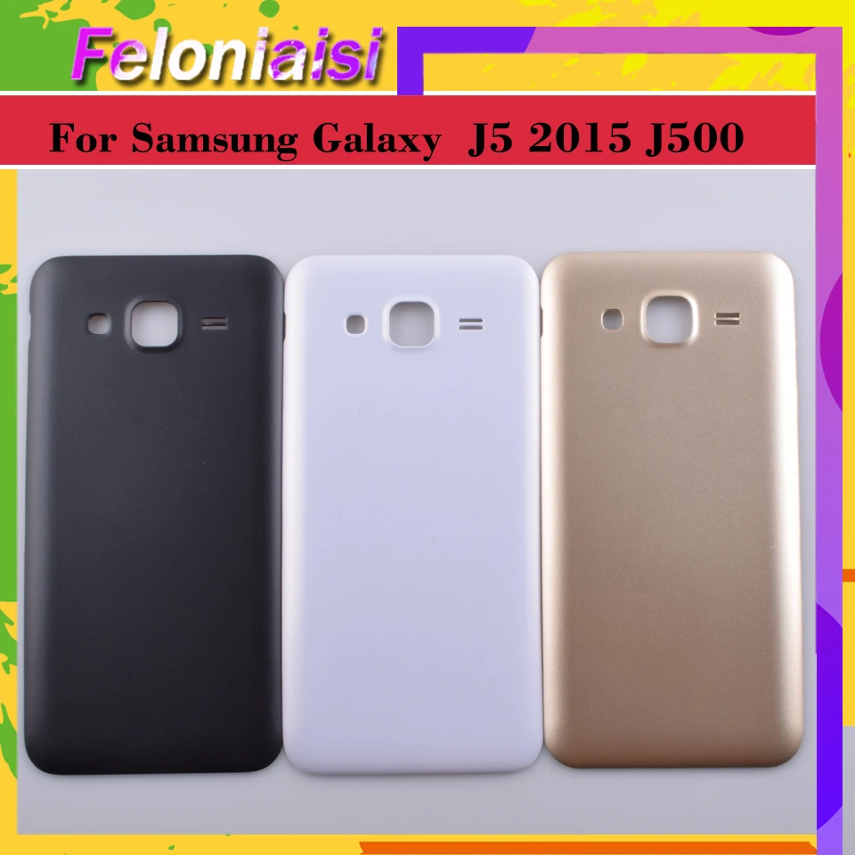 10 шт./партия для Samsung Galaxy J5 2015 j500 J500F J500H J500M Корпус Крышка батарейного отсека задняя