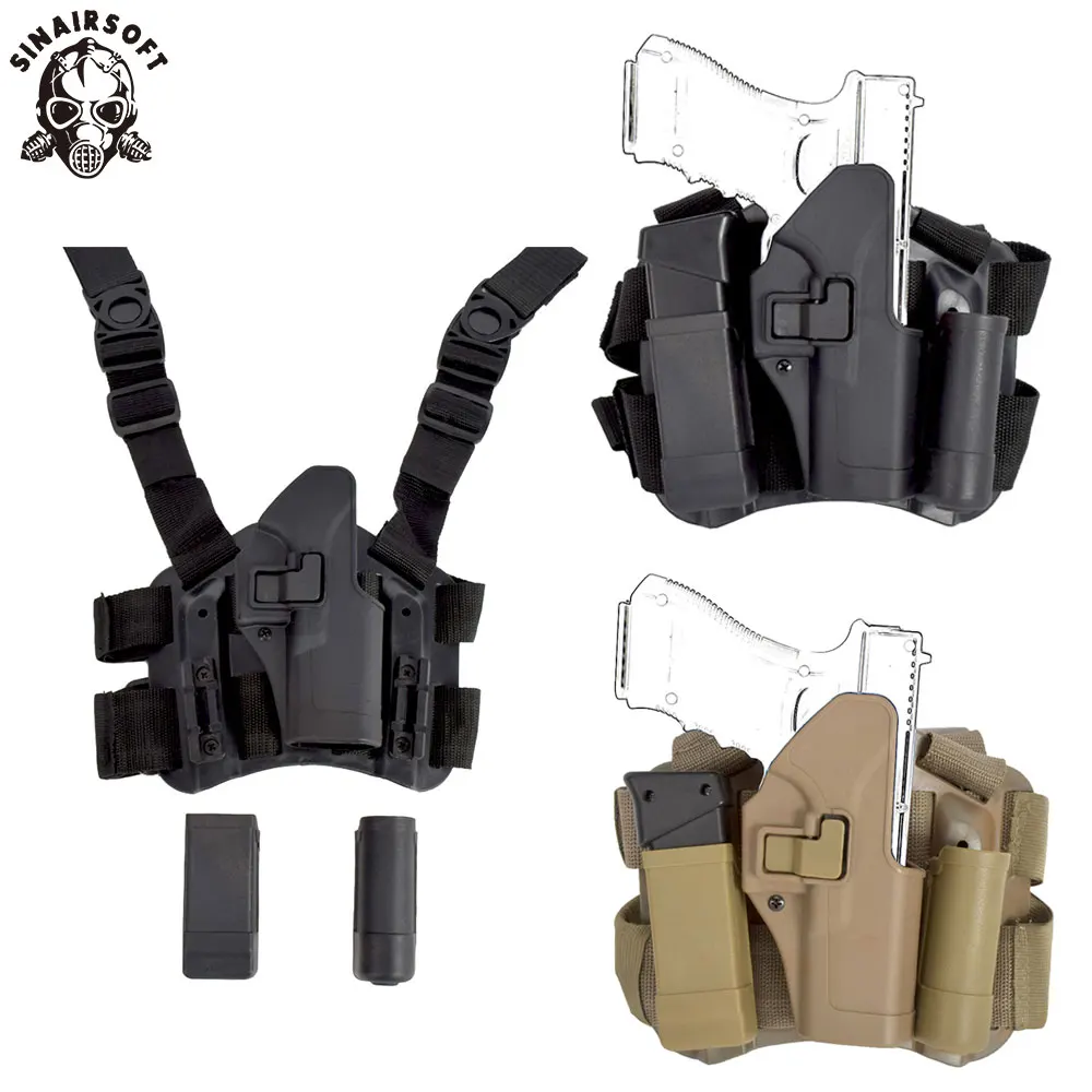 SINAIRSOFT тактический CS открытый пистолет кобура военный страйкбол охота нога для