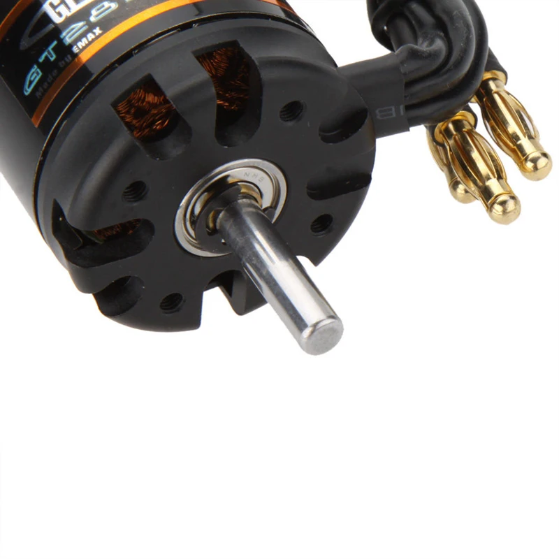 Бесщеточный двигатель EMAX GT2815 1500kv 1280kv 1100kv outrunner GT series 5mm вал 2 3s для самолета