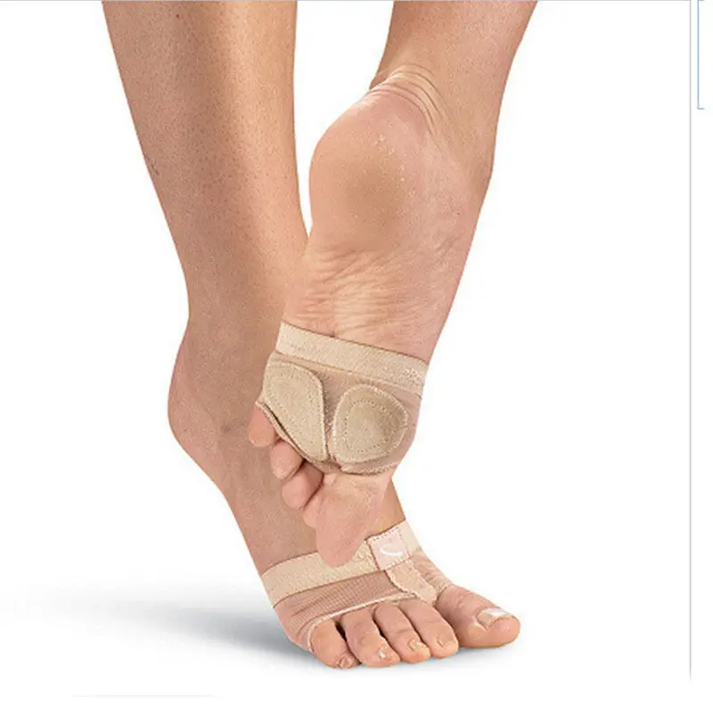 

1 pair Belly/Ballet Dance Toe Pad Foot/Feet thong Protection Dance Socks 2 holes One Size